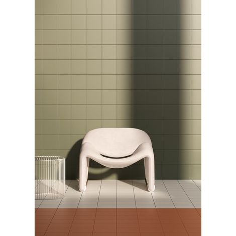 Carrelage Décor OLTRE Base Verde 18,6x18,6cm (1/5)