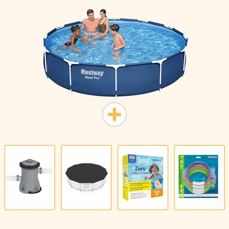 Bestway Bestway Steel Pro Ronde - 366x76 cm - 5-pièces S231 (1/5)