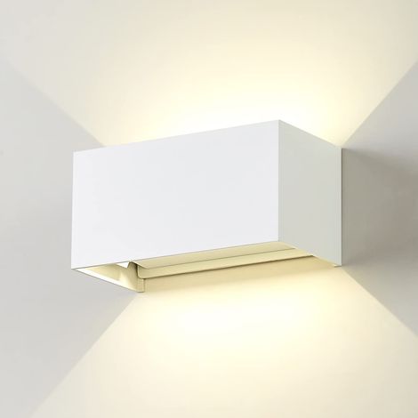 1PC appliques murales LED 24 W, intérieur/extérieur, faisceau lumineux réglable, éclairage mural extérieur, étanche IP65,Blanc（blanc naturel 4000K） (1/5)