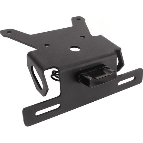 Support de Plaque D'immatriculation de Moto avec 3 Lumières LED Lumineuses, Cadre de Fixation en Acier en Carbone, pour SV650 2016‑2021 (1/5)