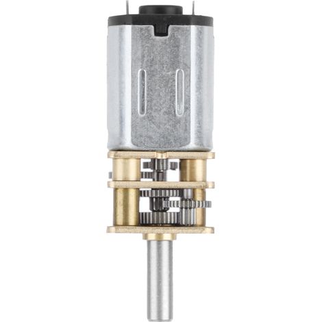 Moteur à Engrenages 6V 40 Tours/Minute, Arbre de Sortie 3x10mm pour Applications de Réduction de Vitesse (1/5)