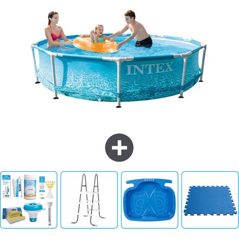 Intex Piscina con struttura Rotonda - 305x76 cm - 7-pezzi S41324 (1/4)