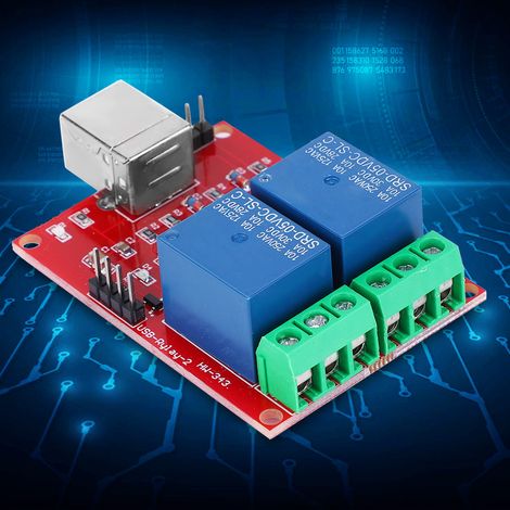 5V-USB-Steuerschalter, 2-Kanal-Relaismodul, intelligenter Computer-Steuerschalter, USB-Steuerschalter (1/5)