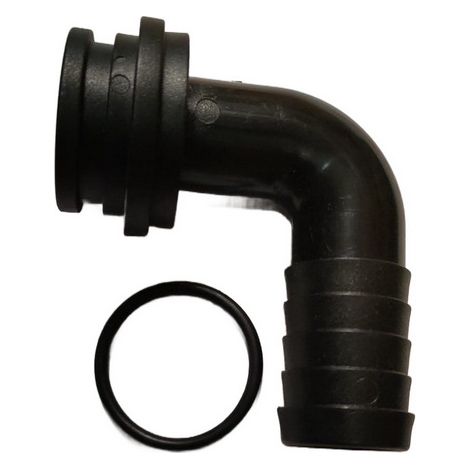 Racor Portamangueras Curvo 90º Para Tuerca G 1 1/4  Ref 440092