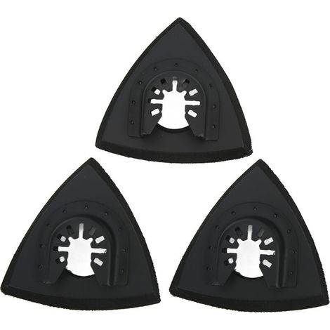 3-teiliges oszillierendes Multifunktionswerkzeug-Schleifpad-Set, Schnellverschluss-Dreieck, als Ersatzteil (1/5)