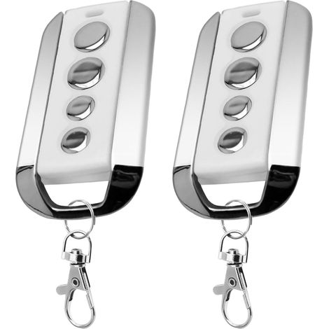 Pack de 2 Télécommandes Portail Et Porte Compatible avec Avidsen 104250, Télécommande Portail et Porte de Garage 654100/654250/614701, 433 MHz (1/5)
