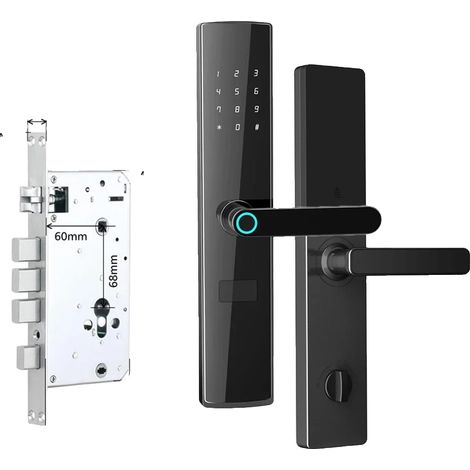 Serratura intelligente, molteplici metodi di sblocco, funzionalità di sicurezza avanzate, incasso 24/240, WIFI TTlock-c (1/2)