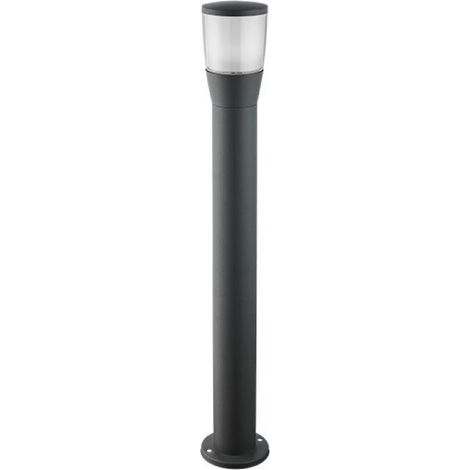 Borne de Jardin Grise 7W 80cm IP54 - Blanc Chaud 2300K - 3500K - SILAMP