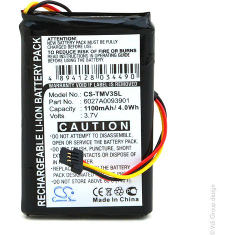 NX - Batterie GPS 3.7V 1100mAh - 6027A0093901 (1/3)