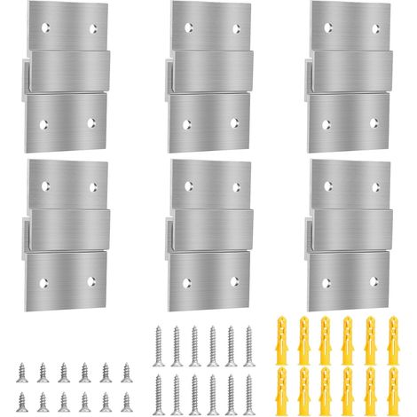 Kit de Fixation Miroir Mural – Aufhänger für Bilder, Fixation pour Miroirs Lourds, pour Création d'art Mural Accrocheur (1/5)