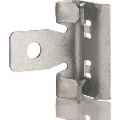 Rs Pro – Support de poutre en acier – Épaisseur de bride 3-8 mm – Charge max 90kg – Fixations pour rebord – Paquet de 25