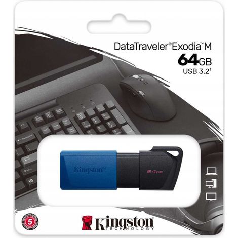 Kingston Pendrive Data Traveler Exodia M 64GB USB3.2 Gen1 (1/5)
