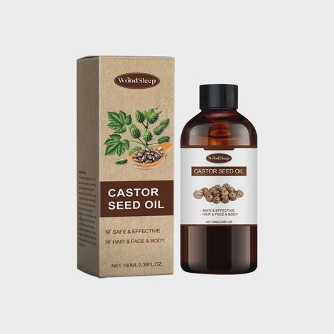 Huile de ricin soin visage, hydratation intense, élixir multifonction nourrissant (100ml) (1/5)