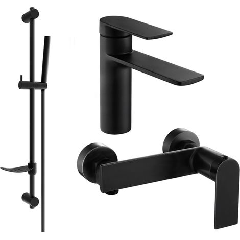Mexen Zero DF70 conjunto de ducha, negro - 71104DF70-70 (1/4)