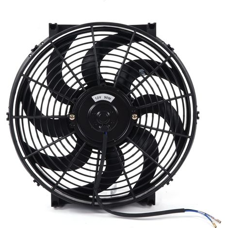 Ventilateur de Radiateur électrique, Ventilateur de Radiateur Assemblage du Ventilateur de Refroidissement Radiateur Ensemble en Plastique Installation Facile pour les Véhicules et Moteurs (1/5)