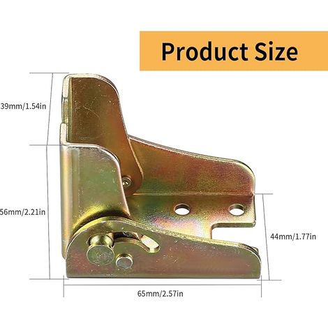 Folding Table Legs with Lock, 90 Degree Self-Locking Folding Table Legs, Folding Locking Bracket, Hinges for Table Tops, Beds, Cabinets (1/4)