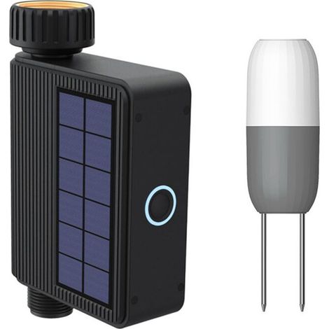 Intelligenter Solar-WLAN-Sprinkler mit Temperatur- und Feuchtigkeitssensor, automatisches Blumenbewässerungsgerät (1/4)