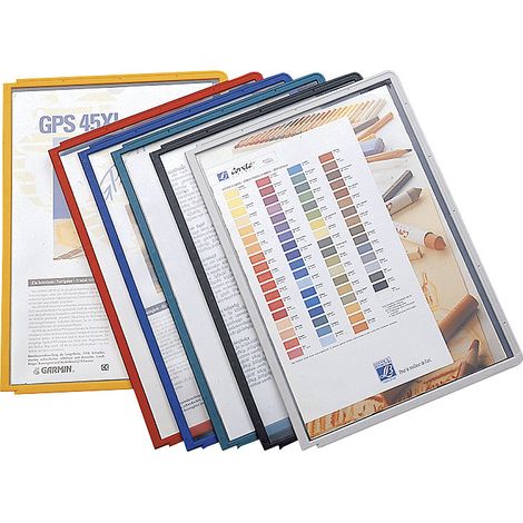 DURABLE, Pochette transparente avec cadre plastique, coloris (1/2)
