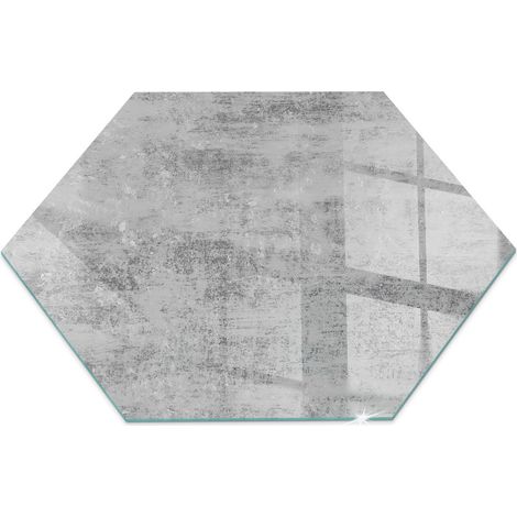 Plaque en verre trempé pour cheminée indépendante de sol avec impression Texture de fond abstraite h40 cm (1/5)