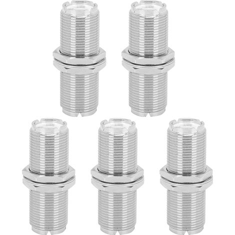 5 pièces Connecteur RF SO239 Femelle à Femelle Adaptateur pour PL259 UHF (1/5)