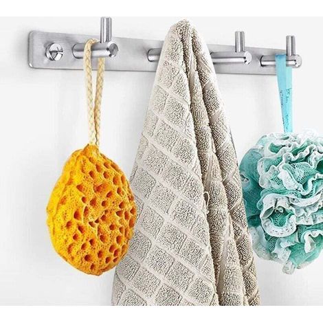 Barre de sécurité antidérapante pour baignoire UlisemWhite avec éclairage fluorescent, fixation murale en acier inoxydable, pour toilettes, pour enfants et personnes âgées (30 cm) (1/3)