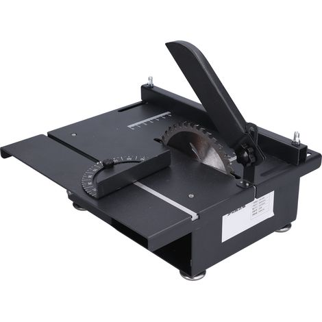 Scie circulaire de table miniature 1200W, multifonction pour bricolage bois, kit de ponçage, établi, prise UE 220V (1/5)