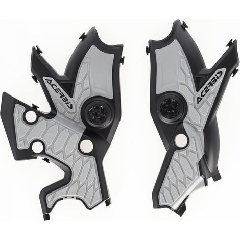 PROTECTORES DE CHASIS ACERBIS X-GRIP PARA YAMAHA TENERRE 700 '19-'24 COLOR NEGRO / GRIS