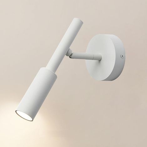 LED Luminaire Applique Murale Interieur de Rotation Simple Lampe Murale 3000 K Blanc Chaud Lampe de Chevet Moderne Lampara de Pared Méta (1/5)
