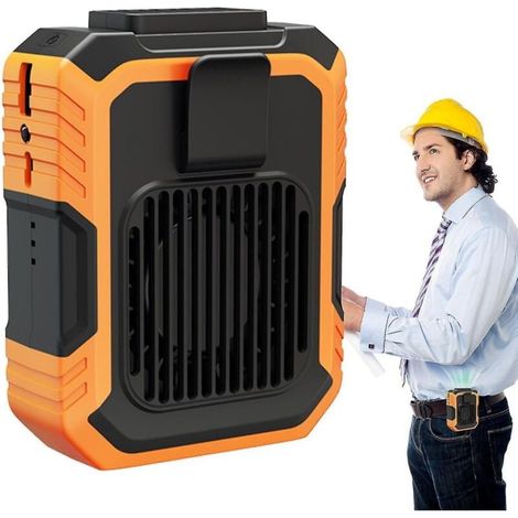 3-in-1-Akku-Ventilator für die Taille mit 3 Geschwindigkeitsstufen, Unterwäsche-Ventilator mit externem Akku, sturzsicherer Mini-Ventilator (1/4)