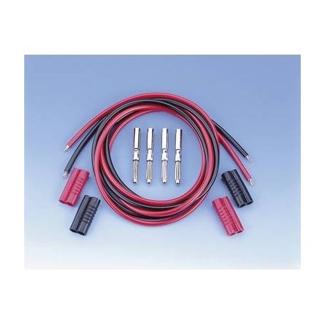 VOLTCRAFT MS 4041/2*1 KIT puntali [Spina a banana 4 mm - Spina a banana 4 mm] 1.00 m Nero, Rosso 1 KIT