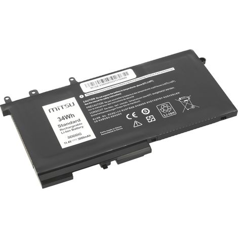 Batterie 3DDDG pour Dell Latitude 5280 5480 5495 5580 (1/4)