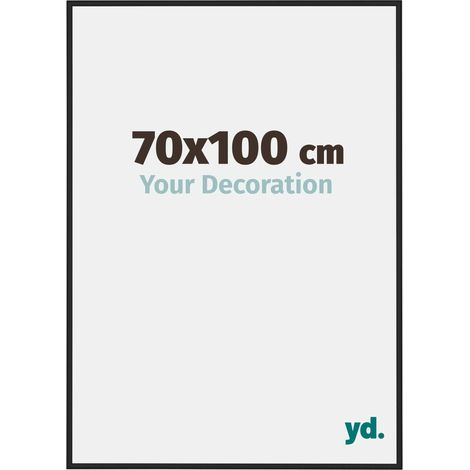 yd. - Cadre photo 70x100 - Noir Brillant - Aluminium - Miami (1/5)