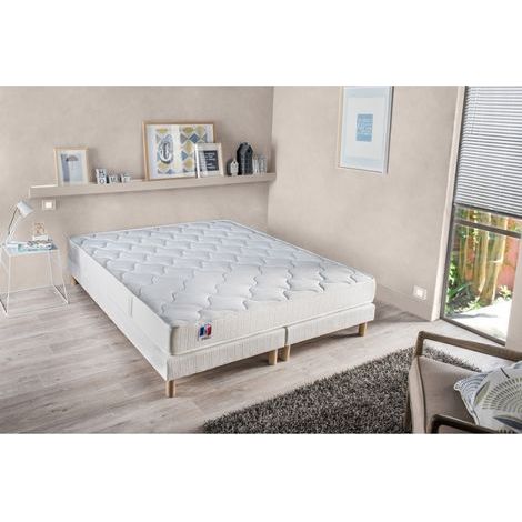 Ensemble Matelas latex ep15cm 160x200cm + Sommier (1/2)
