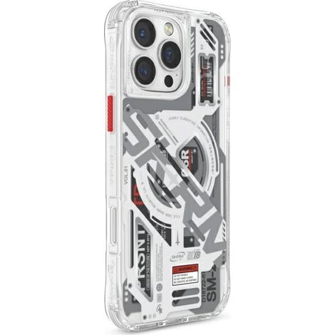 Funda de carga magnética Skinarma Ekho para iPhone 16 Pro Max de 6.9 pulgadas, transparente/transparente (1/5)
