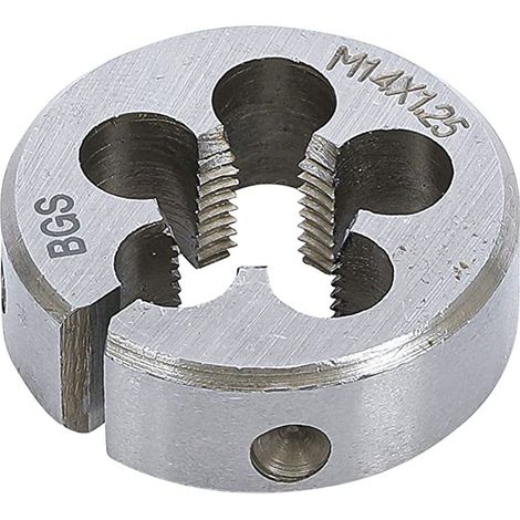 Filiere m14 x 1.25 x 38 metrique pas standard de 14 x 125 cage de 38.1 mm