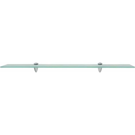 vidaXL Estante flotante de cristal 80x10 cm 8 mm (1/2)