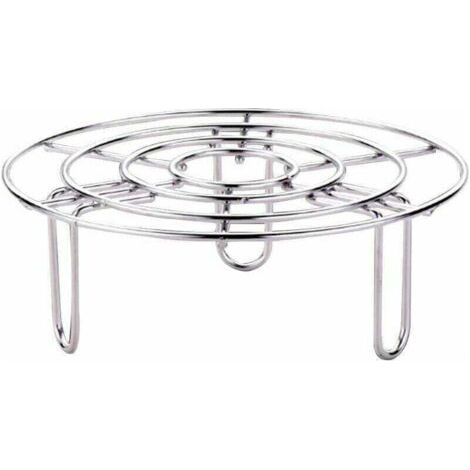 Griglia rotonda in acciaio inossidabile da 16/20/24 cm, cestello per cottura a vapore resistente per Instant Pot/accessori per cottura a vapore a pressione