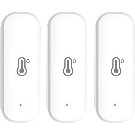 Capteur intelligent de température et d'humidité WiFi Tuya, thermomètre et hygromètre d'ambiance WiFi (1/4)