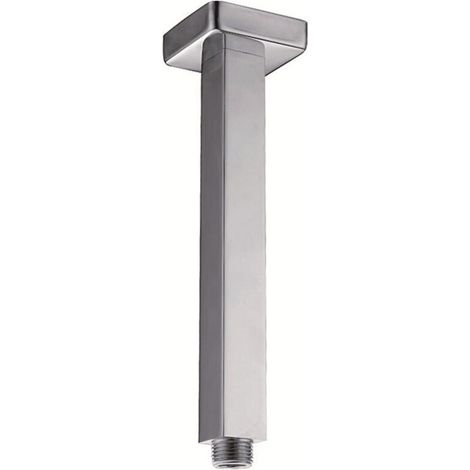 SABIR Bras de Douche, Tube de Bras de Douche Supérieur Carré en Acier Inoxydable fixé au Mur Extension de Douche Droite pour tête de Douche au Plafond pour Salle de Bain(20 cm/7.87 in) (1/5)