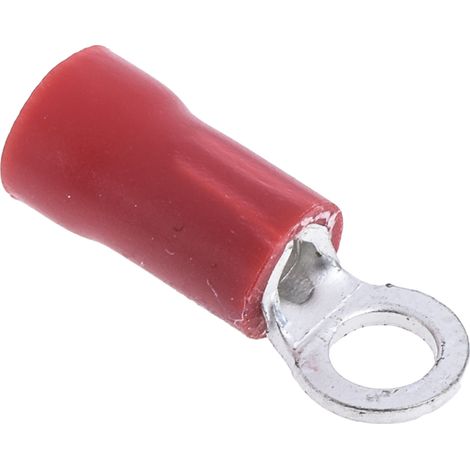 Cosses à œillet RS PRO, Isolé, Rouge, 1.5mm², M3, 5.5mm