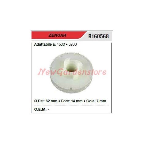 Puleggia avviamento ZENOAH motosega 4500 5200 R160568