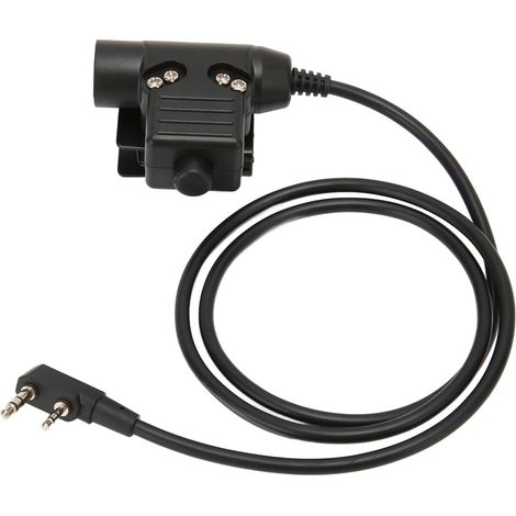 Adaptateur PTT U94 Militaire avec Connecteur 3.5mm pour Casques Radio Baofeng (1/5)