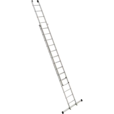 Euroline Premium 302 Schiebeleiter 2x14 Sprossen (1/5)
