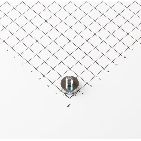 Magna-C Neodym Flachgreifer mit Gewindezapfen Ø16x4,5mm (1/5)