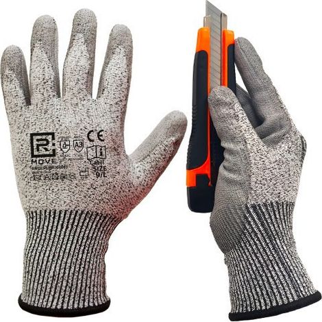 Gants rmove cut-resistant gloves level 3 protection coupe ergonomiques