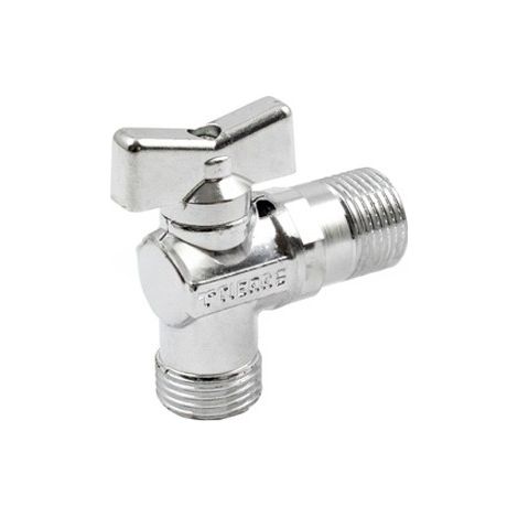 Rubinetto lavatrice mm con levetta cromata wash 1/2 x 3/4