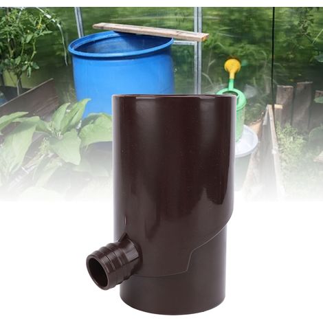 Collecteur de Pluie Système de 10cm Divertisseur pour Irrigation Aquariums Connexion Rond En PVC Dimension Standard Kit Assemblage Facile Économie d'eau. (1/5)