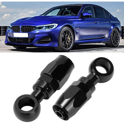 Adaptateur de raccord pivotant AN6 pour tuyau vers banjo de 0,47 pouce de diamètre (1/5)