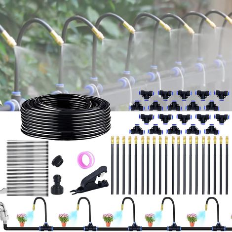 Terrasse Pulvérisateur Système d'irrigation de Jardin Avec Réglable à 360°, Convient pour les Tuyau Arrosage Brumisateur Plante Garden, l'irrigation de Pelouse, Pulverisateur pour plantes d (1/5)