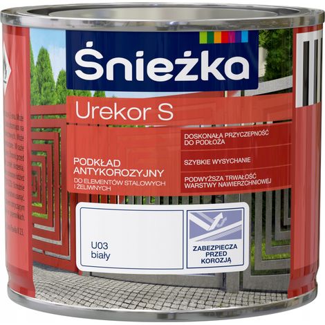 Śnieżka Urekor S Korrosionsschutzgrundierung für Metall, weiß, 0,2 l